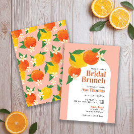 Invitación de brunch de baño de ducha de novia con