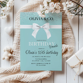 invitación de brunch de cumpleaños Desayuno en Tif