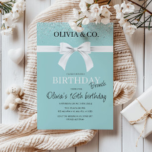 invitación de brunch de cumpleaños Desayuno en Tif