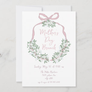 Invitación de brunch de Día de la Madre captada po