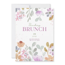 Invitación de brunch de domingo - Elegante y Perso