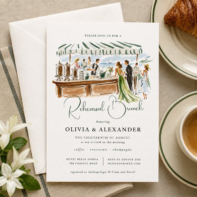 Invitación de Brunch de Ensayo en Café Acuarela (Subido por el creador)