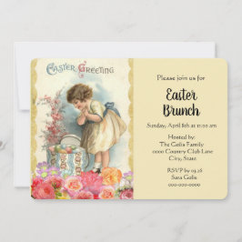 Invitación de Brunch de Pascua con Huevos de Gril 