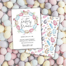 Invitación de Brunch de Pascua de Huevos