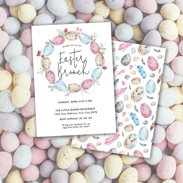 Invitación de Brunch de Pascua de Huevos (Subido por el creador)