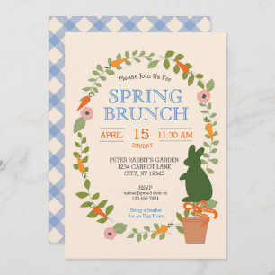 Invitación de brunch de primavera