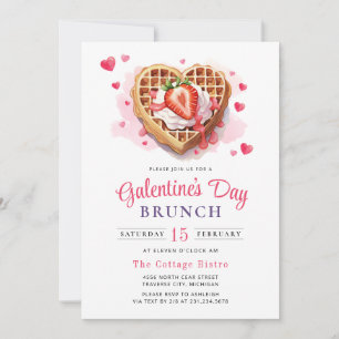 Invitación de brunch de San Valentín al Día de Gal