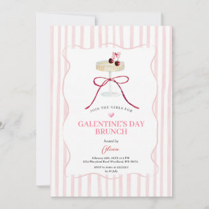Invitación de Brunch del Día de Galentines Franj