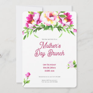 invitación de brunch del día de la madre