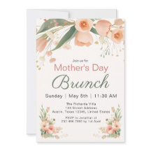 Invitación de Brunch del Día de la Madre con Aquar