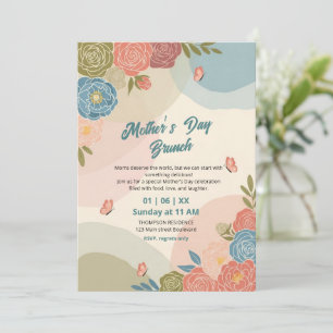 Invitación de Brunch del Día de la Madre Elegante