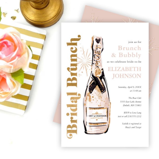 Invitación de Brunch Espumoso para Despedida de So (Subido por el creador)