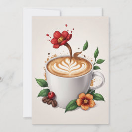 invitación de brunch floral de cumpleaños