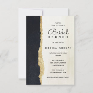 Invitación de brunch marital acuático moderno