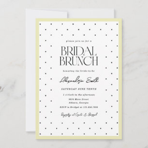 Invitación de Brunch Nupcial de Lunares