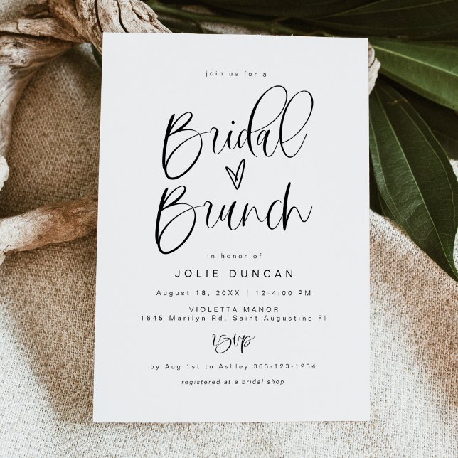 Invitación de Brunch Nupcial, Tipografía Caprichos (Subido por el creador)