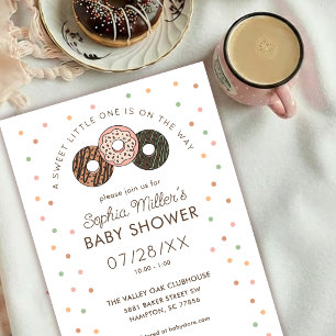 Invitación de Brunch para Baby Shower Dulce Bebé