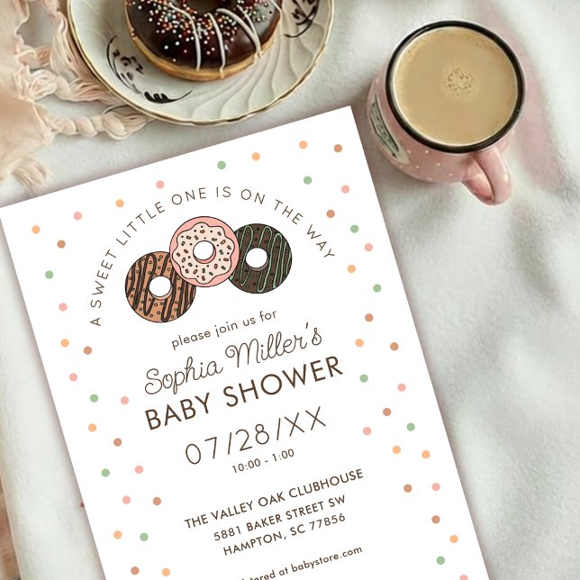 Invitación de Brunch para Baby Shower Dulce Bebé (Subido por el creador)