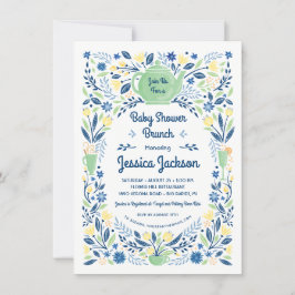 Invitación de Brunch para Baby Shower Encantador V