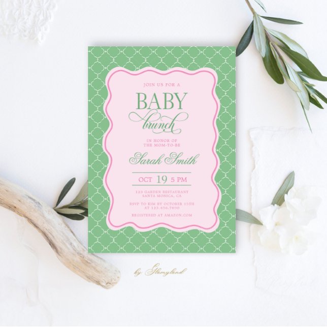 Invitación de brunch para bebés precoces (Subido por el creador)