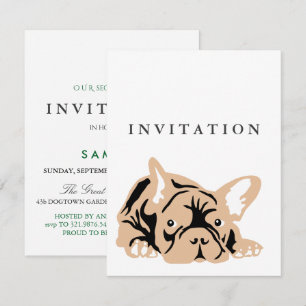 Invitación de Bulldog Francés