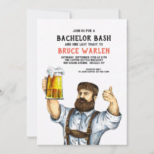 Invitación de Burly Beer Drinker
