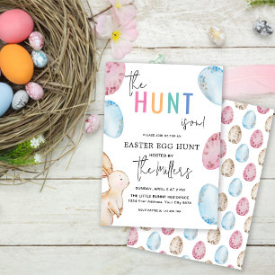 Invitación de búsqueda de huevos de Pascua