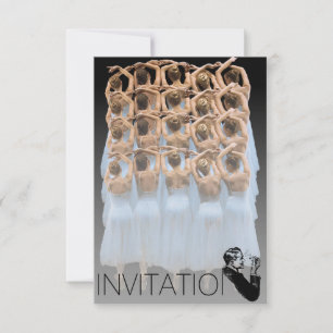 Invitación de caballeros de Balet Ball