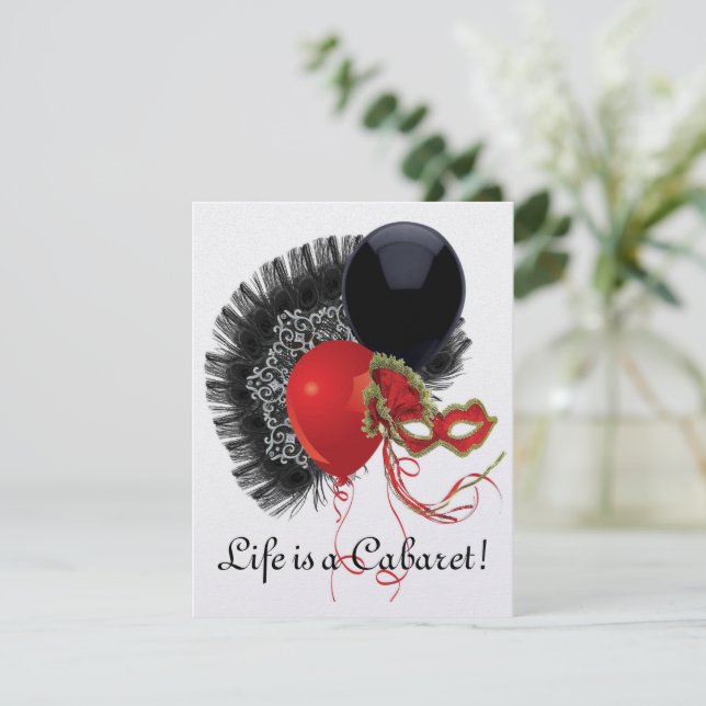 Invitación de cabaret (Anverso de pie)