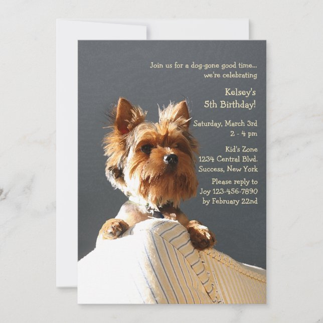 Invitación de Cachorro (Anverso)