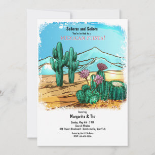 Invitación de Cactus del Desierto