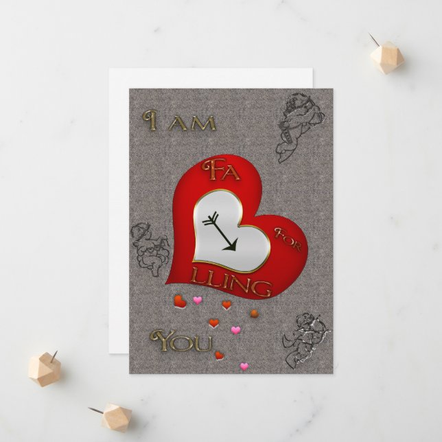 Invitación de caída cupido (Anverso/Reverso In Situ)