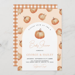 Invitación de calabaza Baby Shower