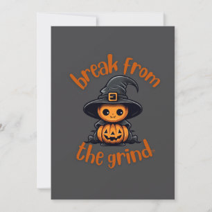 Invitación de Calabaza Bruja
