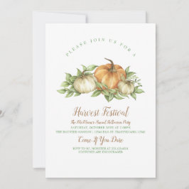 Invitación de calabaza rusa