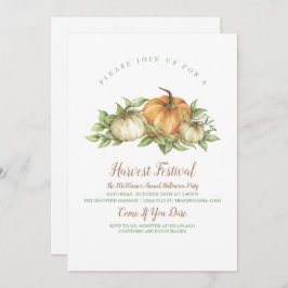 Invitación de calabaza rusa