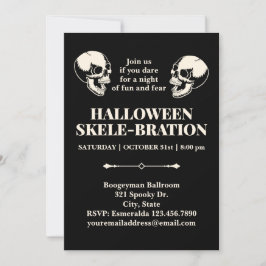 Invitación de Calaveras Sonrientes a la Celebració
