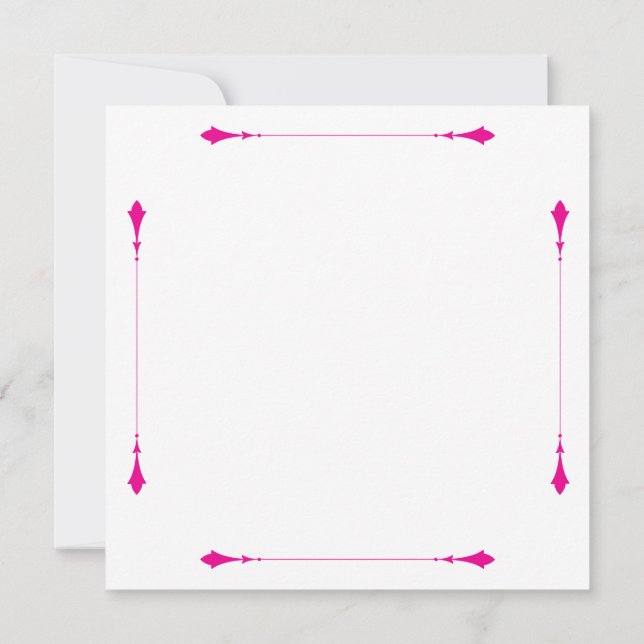 Invitación de caleidoscopio de origami (Reverso)