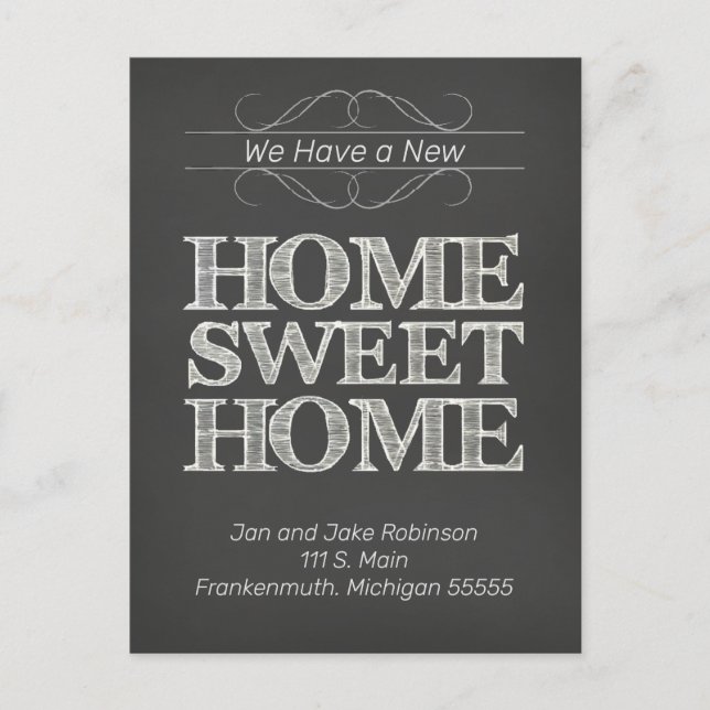 Invitación de cambio de dirección en el país (Anverso)