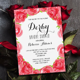 Invitación De camino al Altar Derby Bridal Shower