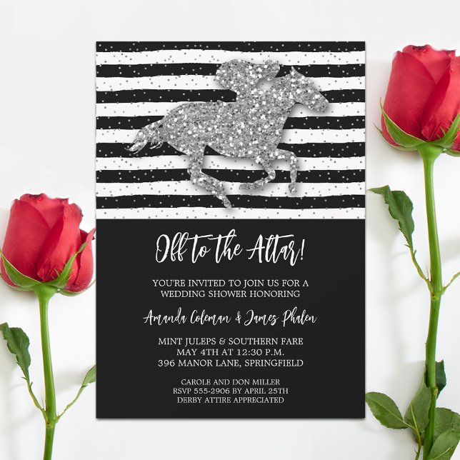 Invitación De camino al Altar Derby Wedding Ducha (Subido por el creador)