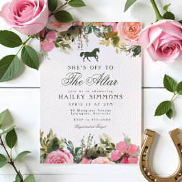 Invitación De camino al Altar Kentucky Derby Bridal Shower