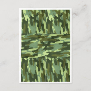 Invitación de Camuflaje Verde-Fiesta Sorpresa