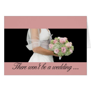 invitación de cancelación del boda