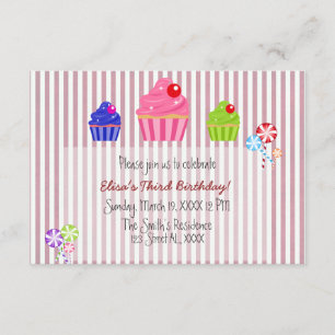 Invitación de Candyland