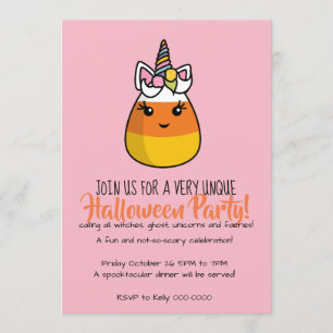 Invitación de Caramelo de Unicornio ~ el Unicandyc