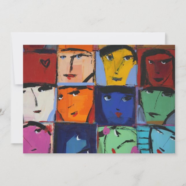Invitación de caras (Anverso)