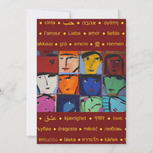 Invitación de caras
