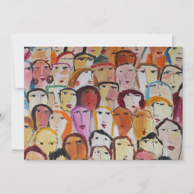 Invitación de caras (Anverso)