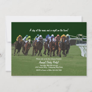 Invitación de carreras de caballos Derby Inspirati
